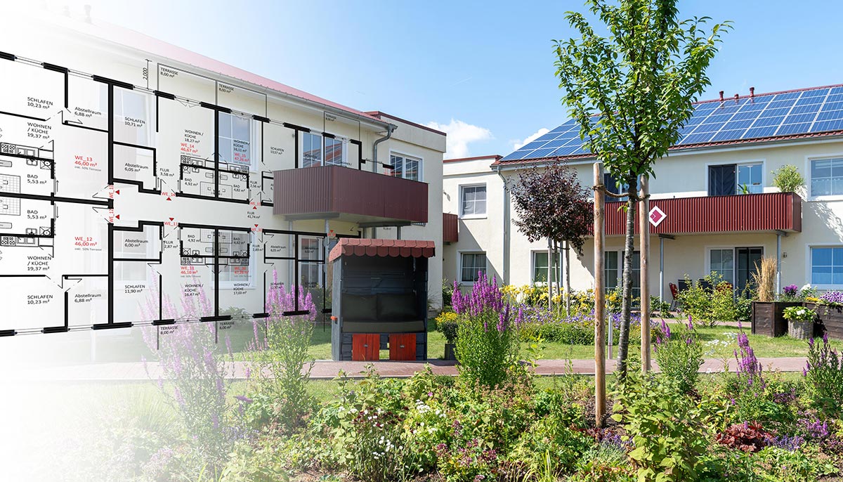 nobis Hof Pattensen, 56 Wohnungen mit Service Wohnen nobis Hof Pattensen, Anlage für Betreutes Wohnen