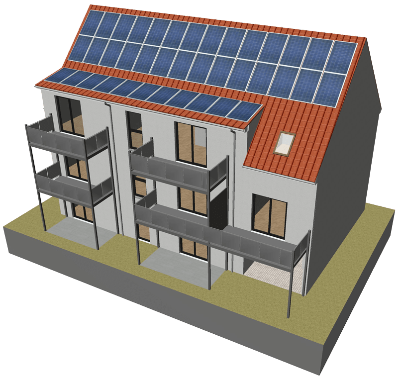 nobis living Bauprojekt in Burg. Ersatzbau eines Mehrfamilienhauses